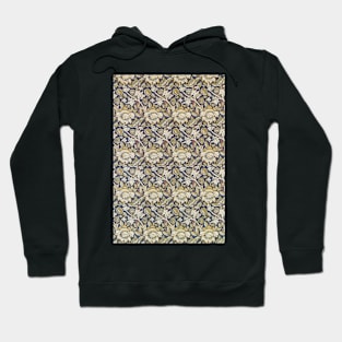 Wey by William Morris, Vintage Textile Pattern Hoodie